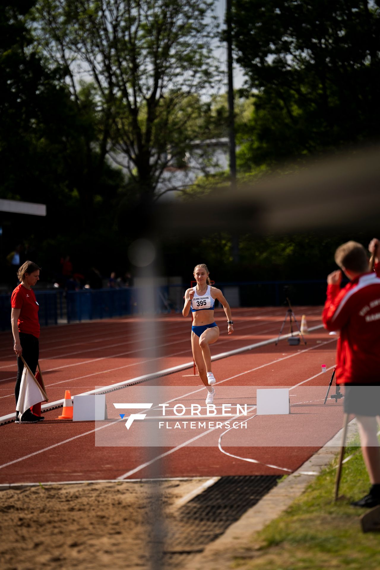 Lotta-Henrike Werner (LG Weserbergland) im Dreisprung am 14.05.2022 beim Nationalen Leichtathletik-Meeting im Erika-Fisch-Stadion in Hannover